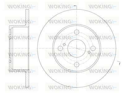 D687100 WOKING Тормозной диск