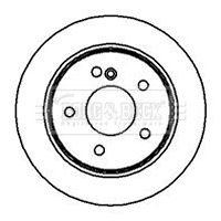 BBD5001 BORG & BECK Тормозной диск