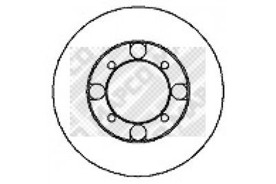 15547 MAPCO Тормозной диск