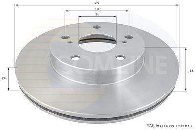 ADC0170V COMLINE Тормозной диск