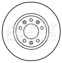 KBD4697 KEY PARTS Тормозной диск