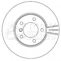 KBD4471 KEY PARTS Тормозной диск