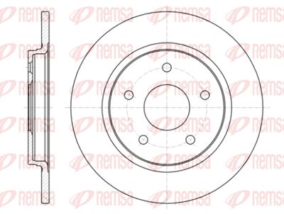 6139400 REMSA Тормозной диск