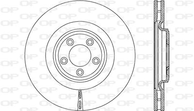 BDR267720 OPEN PARTS Тормозной диск