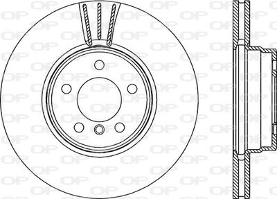 BDR236120 OPEN PARTS Тормозной диск