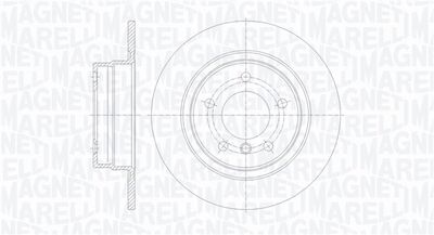 361302040720 MAGNETI MARELLI Тормозной диск