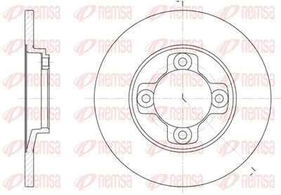 603100 REMSA Тормозной диск