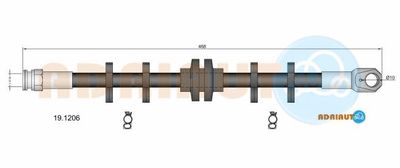 191206 ADRIAUTO Тормозной шланг
