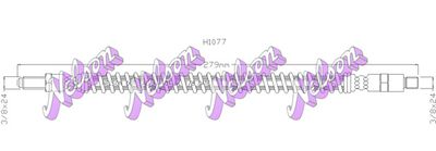 H1077 KAWE Тормозной шланг