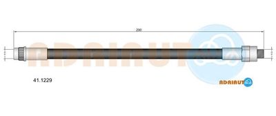 411229 ADRIAUTO Тормозной шланг