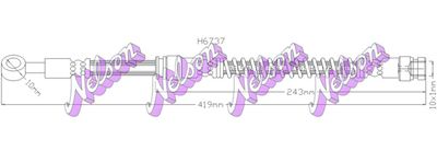 H6737 KAWE Тормозной шланг