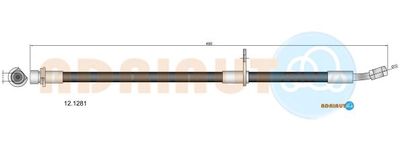 121281 ADRIAUTO Тормозной шланг