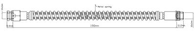 VBH1143 MOTAQUIP Тормозной шланг