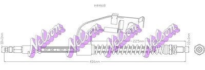 H4468 KAWE Тормозной шланг