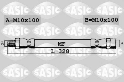 SBH6283 SASIC Тормозной шланг
