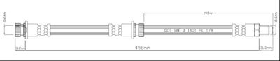 VBH1183 MOTAQUIP Тормозной шланг