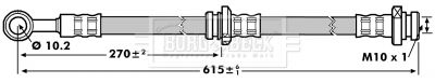 BBH7145 BORG & BECK Тормозной шланг