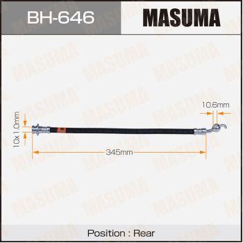 BH646 MASUMA Тормозной шланг
