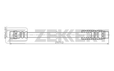 BS9058 ZEKKERT Тормозной шланг