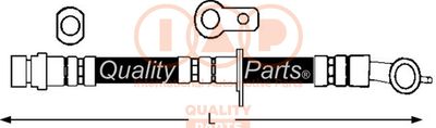 70817054 IAP QUALITY PARTS Тормозной шланг