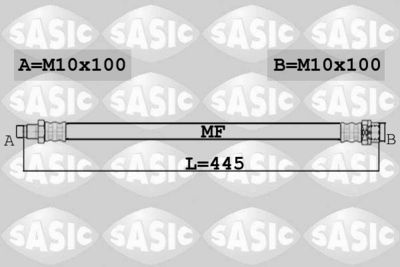 6606228 SASIC Тормозной шланг