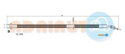 521260 ADRIAUTO Тормозной шланг