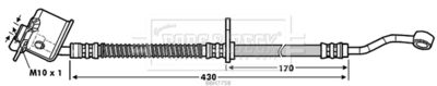 BBH7758 BORG & BECK Тормозной шланг