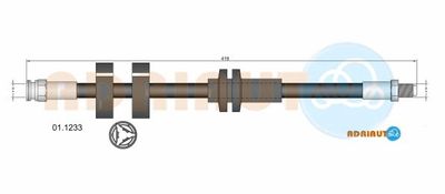 011233 ADRIAUTO Тормозной шланг