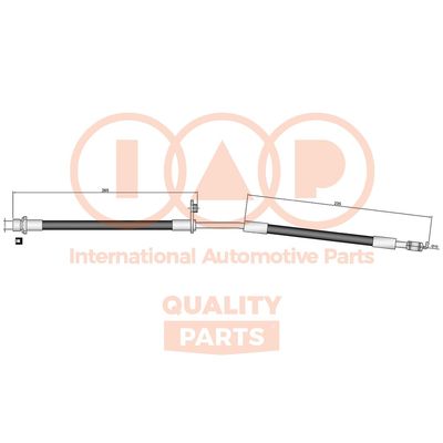 70817180 IAP QUALITY PARTS Тормозной шланг