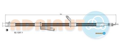 5212571 ADRIAUTO Тормозной шланг