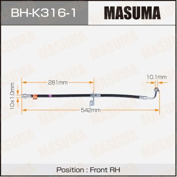 BHK3161 MASUMA Тормозной шланг