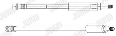 173312J JURID Тормозной шланг