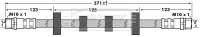 BBH7302 BORG & BECK Тормозной шланг