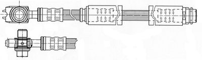 511924 CEF Тормозной шланг