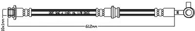 JBH1224R JURATEK Тормозной шланг