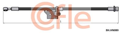 92BHHN089 COFLE Тормозной шланг