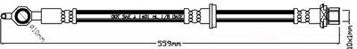 JBH1082R JURATEK Тормозной шланг