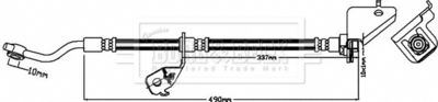 BBH8182 BORG & BECK Тормозной шланг