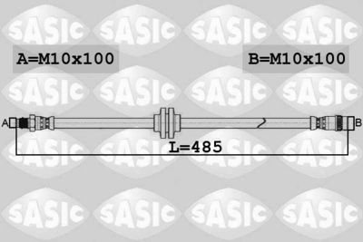 6604043 SASIC Тормозной шланг