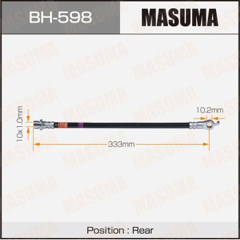 BH598 MASUMA Тормозной шланг