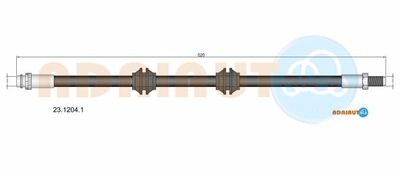2312041 ADRIAUTO Тормозной шланг