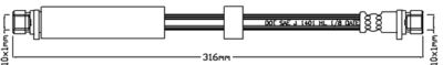 JBH1255 JURATEK Тормозной шланг