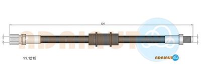 111215 ADRIAUTO Тормозной шланг