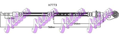 H7773 KAWE Тормозной шланг