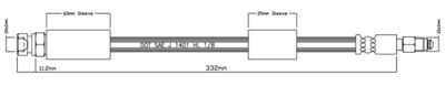 VBJ240 MOTAQUIP Тормозной шланг