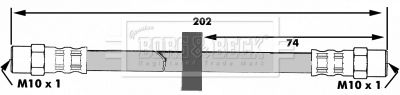 BBH6024 BORG & BECK Тормозной шланг