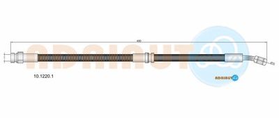 1012201 ADRIAUTO Тормозной шланг