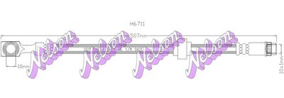 H6711 KAWE Тормозной шланг