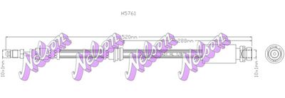 H5761 KAWE Тормозной шланг