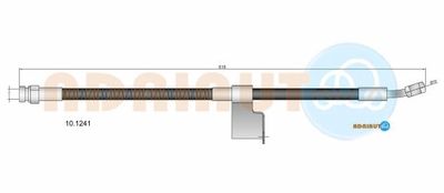 101241 ADRIAUTO Тормозной шланг
